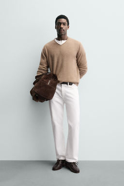 CASHMERE V-NECK JUMPER