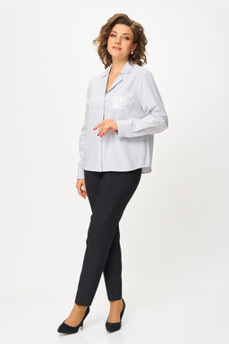 Блуза Svetlana Style 2168 серый/полоска