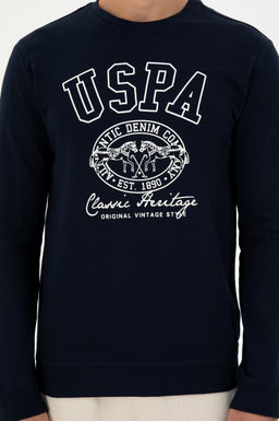 Мужской темно-синий свитшот - U.s. polo assn фото 6