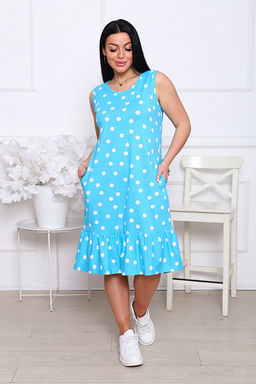 Сарафан с карманами, бирюза (905-2) - Плиона фото 3