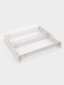 Сушилка для белья напольная LaDо́m, складная, раздвижная, металл, белая