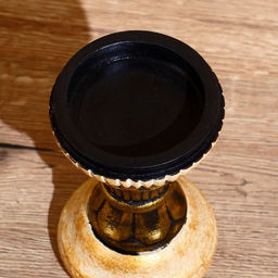 Подсвечник «Кубок», 11×11×18 см, дерево албезия