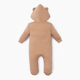 Комбинезон с капюшоном Крошка, Я BASIC LINE, рост 62-68 см, коричневый - Крошка я фото 8