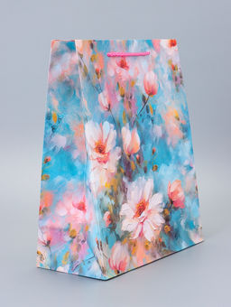 Цена за 2 шт. Пакет подарочный ламинированный Цветочное настроение 26?12?32 см