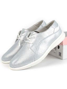 05-DF99-21P LT. BLUE Полуботинки женские спортивные (натуральная кожа) - Фабричный китай фото 15