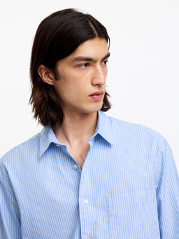 Camisa de popelina holgada - H&m фото 5