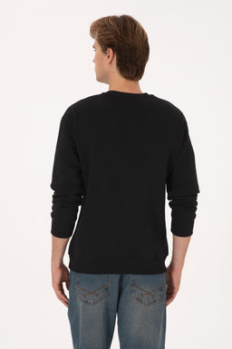 Erkek Siyah Basic Sweatshirt - U.s. polo assn фото 5