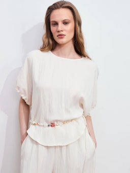 Ремень-шнурок с камнями ZR2605061403-99 / Zarina