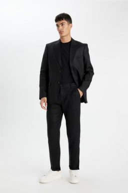 Crop Keten Pantolon Duble Paca Cepli