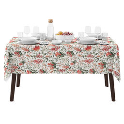 Скатерть 180х145см Сардиния, длина стола до 140см, на 6 персон, рогожка, хлопок Премиум 186г/м2, упаковка классическая 28х41см, Домашняя мода (Россия)  фото 5