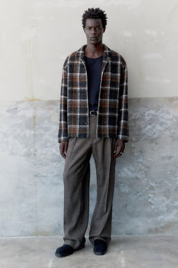 Sobrecamisa en mezcla de lana - H&m фото 3