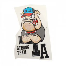 Термотрансфер арт.TBY.1339 Strong Team 20х11,5см, уп.10шт