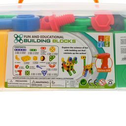 Конструктор винтовой Пазл, с электрическим шуруповертом, 91 деталь - Simaland фото 5