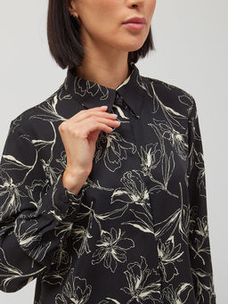 Блузка черная - Tantino фото 8