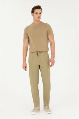 Мужские спортивные штаны цвета хаки