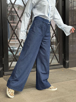 Брюки AURA 4173-176 темно-синий деним