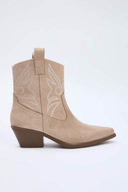 Koyu Kahverengi Suet Kovboy Kad?n Bot 
TAKAW26BO00066 - Trendyolmilla фото 20