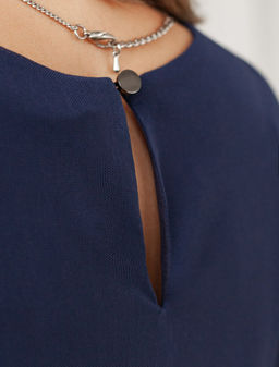 D22.238 Платье женское темно-синий