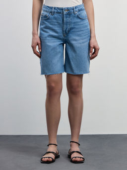 Джинсовые шорты прямые / Zarina  фото 3