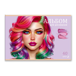 Светоч А258 Альбом для рисования 100 г/м2 A4 29.5 х 20.2 см 40 л. на скобе 5 шт. 01709 Идеальный образ  фото 4