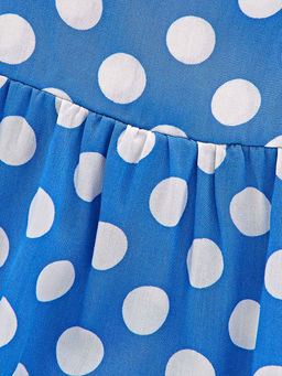 Платье в горох 22-7180 голубой горох - Mini maxi фото 5