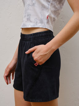 Шорты трикотажные Черный - Anta фото 2