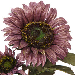 Искусственные цветы "FLOWERS GLAMOUR" 63см Подсолнухи 2 цветка лиловые