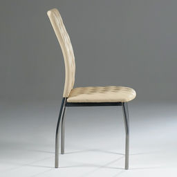 Стул для кухни «Клик Мебель. Волна», искусственная кожа, ромб, цвет светло - бежевый