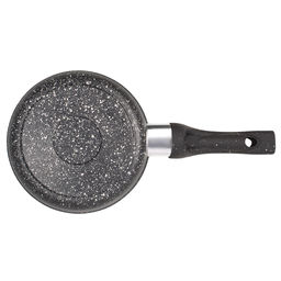 Ковш с тефлоновым покрытием 1,0л, д16см Гранит, h7см, s0,4см, ручка из термостойкого пластика (Россия) - Домашняя мода фото 3