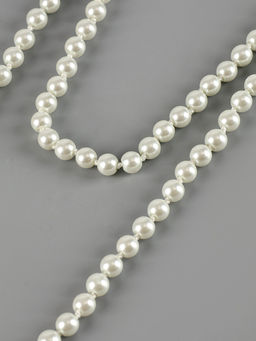 Карнавальный костюм Гэтсби, платье, боа, перчатки, бусы, р-р. 46-48 - Страна карнавалия фото 12