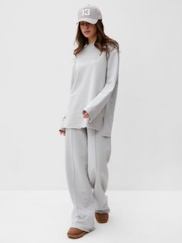 Брюки женские MIST Cozy style, серые, размер 48