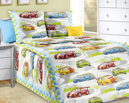 Постельное белье Гонки 1 Перкаль