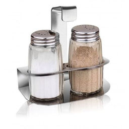 Набор для специй 3 предмета: солонка 1х40мл, перечница 1х40мл, подставка (LR08-00) /LARA/  фото 2