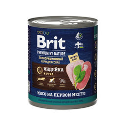 Консервы Premium by Nature с индейкой и уткой для взрослых собак всех пород 5051199