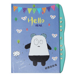 Записная книжка подарочная на замке, А6+, 48 листов, линия Веселые животные, МИКС - Calligrata фото 3