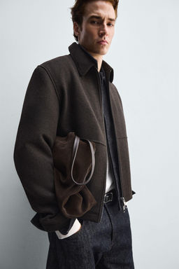 TEXTURED ZIP-UP JACKET - Zara фото 6