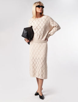 VILATTE / Вязаная юбка на подкладке  фото 4