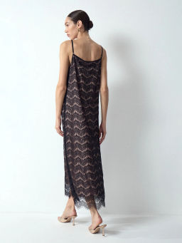 Платье миди из кружева - Emka фото 4