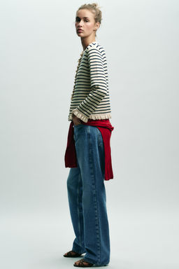 RUFFLE TRIM CARDIGAN - Zara фото 5