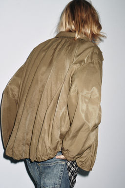 ZW COLLECTION FLUID BOMBER JACKET - Zara фото 4