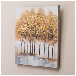 КАРТИНА ЗОЛОТАЯ ОСЕНЬ 60Х60Х3 СМ - Bronco фото 3