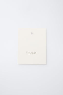 WOOL BLEND DUFFLE COAT - Zara фото 9