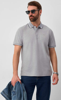 Поло муж. F511-07-815 grey - Fine joyce фото 3