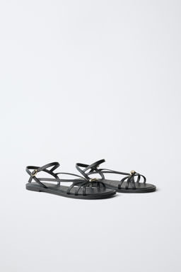 SANDALIA TIRAS / Negro - Zara фото 2