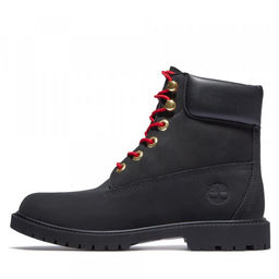 Женские ботинки Timberland 6 Inch Heritage Boot Cupsole WP черные  фото 7
