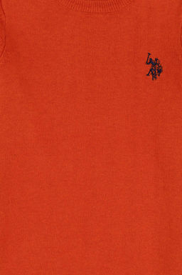 Базовый свитер Brick для девочек Неожиданная скидка в корзине - U.s. polo assn фото 3