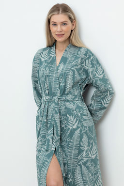 Халат Very Neat Е 50021 холодный зеленый женский из хлопка  фото 6