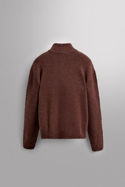 QUARTER-ZIP CONTRAST SWEATER - Zara фото 8