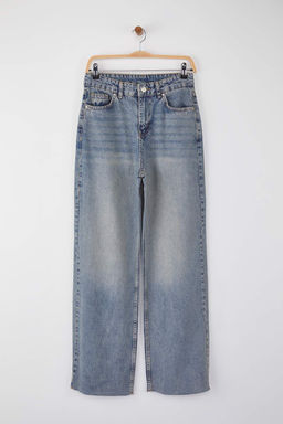Mavi Yuksek Bel Genis Paca Wide Leg Jeans TWOAW26JE00089 - Trendyolmilla фото 5