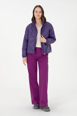 Женское фиолетовое пальто Неожиданная скидка в корзине - U.s. polo assn фото 4